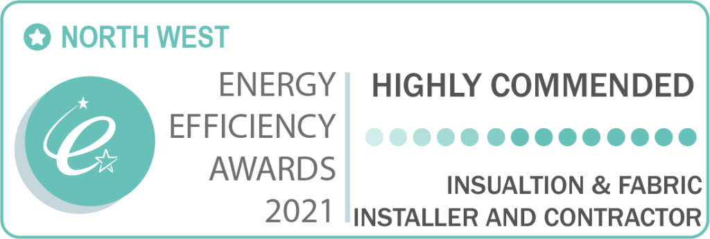 Energy Efficiency Awards 2021 – Highly Commended, award badge.